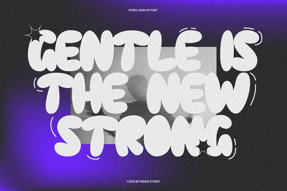 Kybul - Casual Bubbly, a Font by Invasi Studio (Photo 2 of 10)