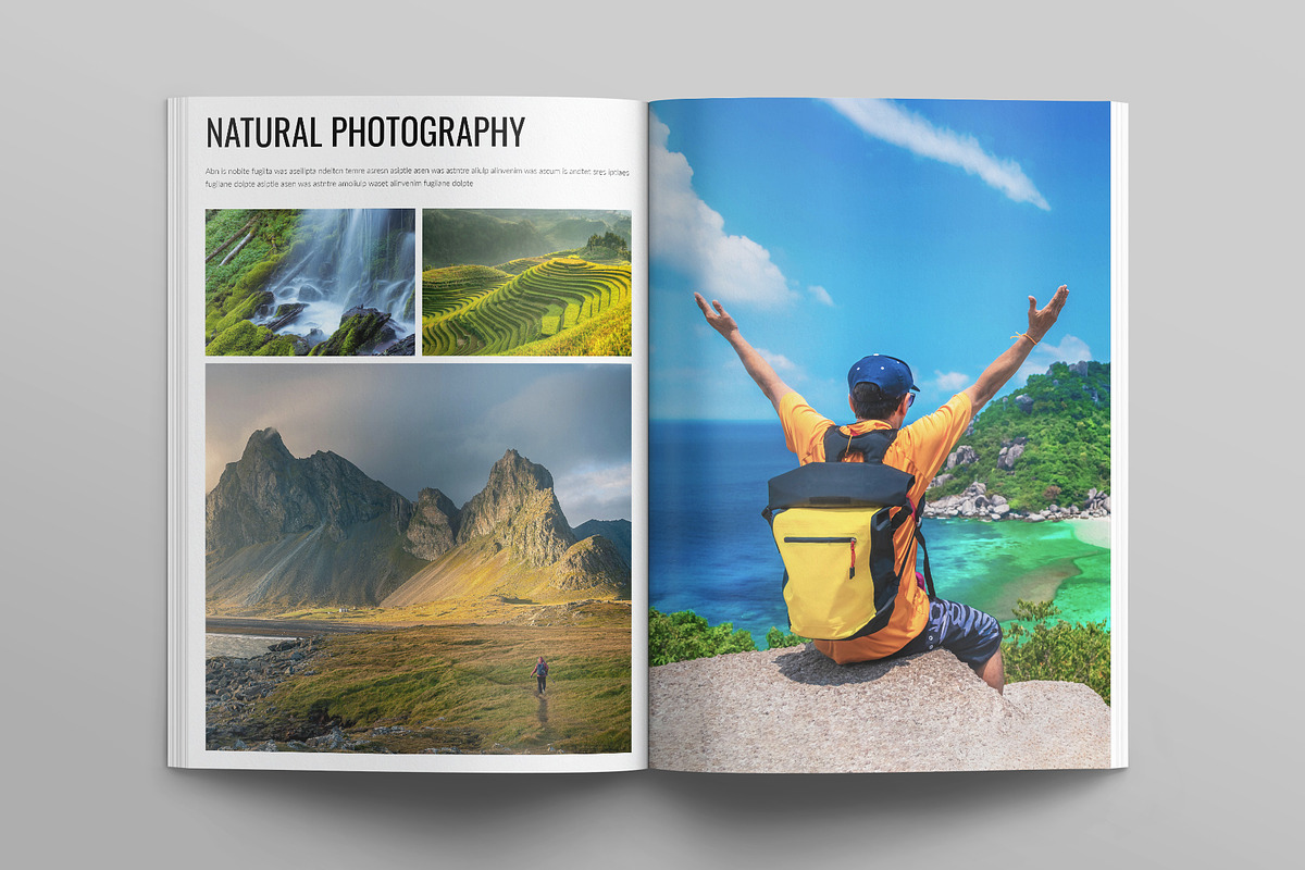 Photo Book Layout Design Template, a Magazine Template by E-Type (Photo 2 of 8)