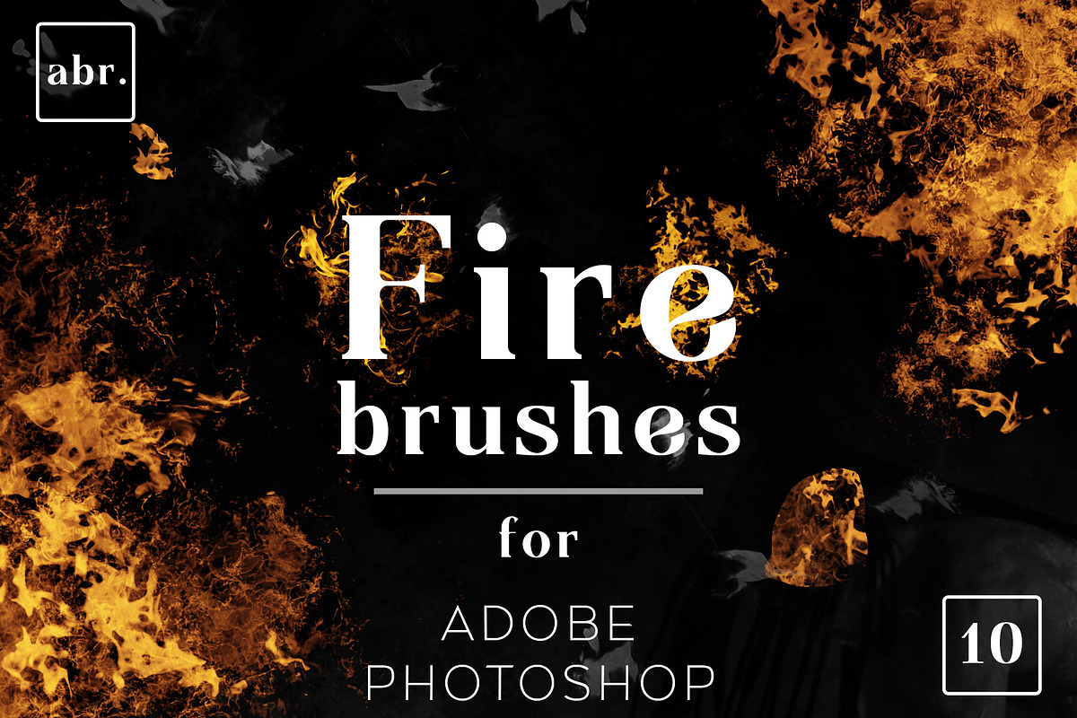 Fire Photoshop Brushes, a Brush Add-On by Freezerondigital (Photo 1 of 11)