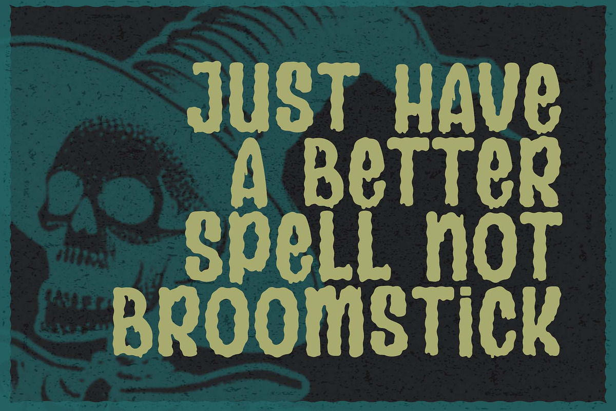Cryptic Monster a Hallowen Font, a Blackletter Font by Rasiorise Studio (Photo 4 of 12)