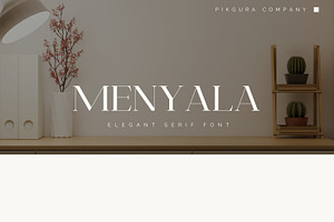 Menyala - Elegant Display Font