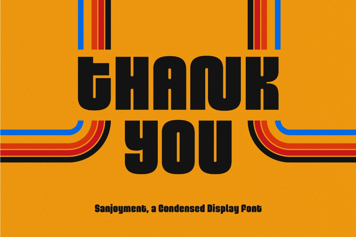 Sanjoyment, a Sans Serif Font by graphicook (Photo 10 of 10)