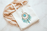 Turquoise Gemstone Png Clipart, an Illustration by Watercolor design (Thumbnail 6 of 12)