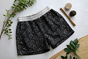 Dark Linen Minimal Floral Silhouette, a Pattern Graphic by one-touch (Thumbnail 5 of 9)