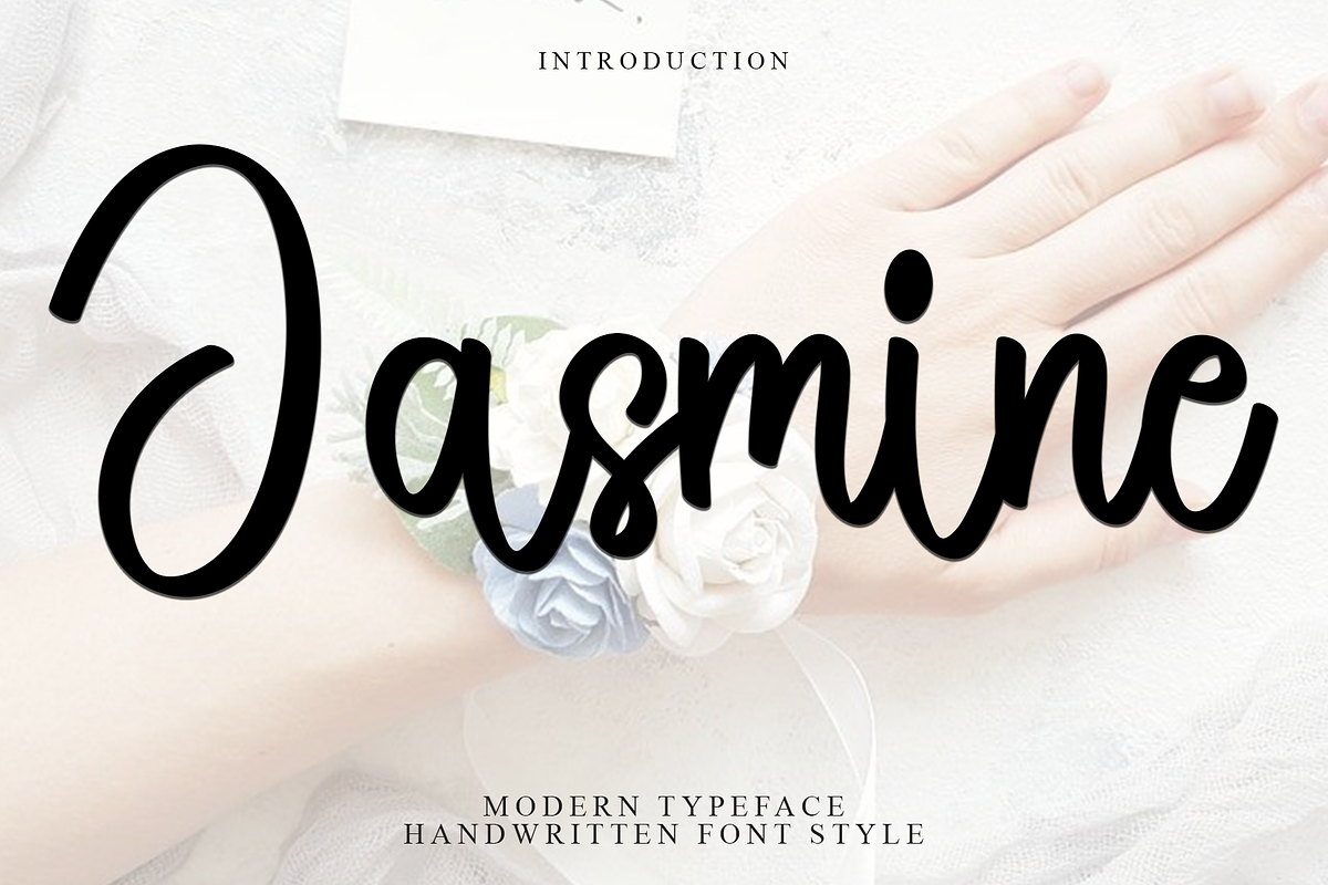 Jasmine, a Handwritten Font by InermediaSTUDIO (Photo 1 of 8)