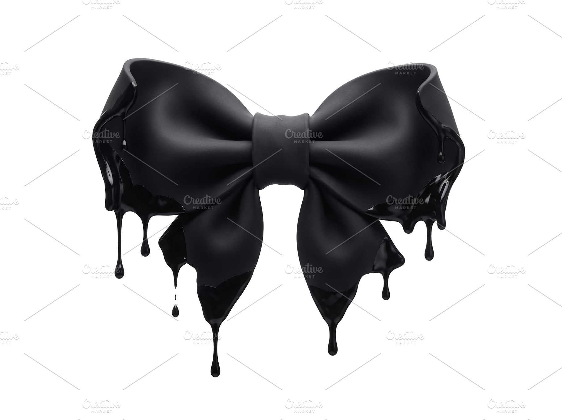 black matte bow, a Holiday Photo by itakdalee
