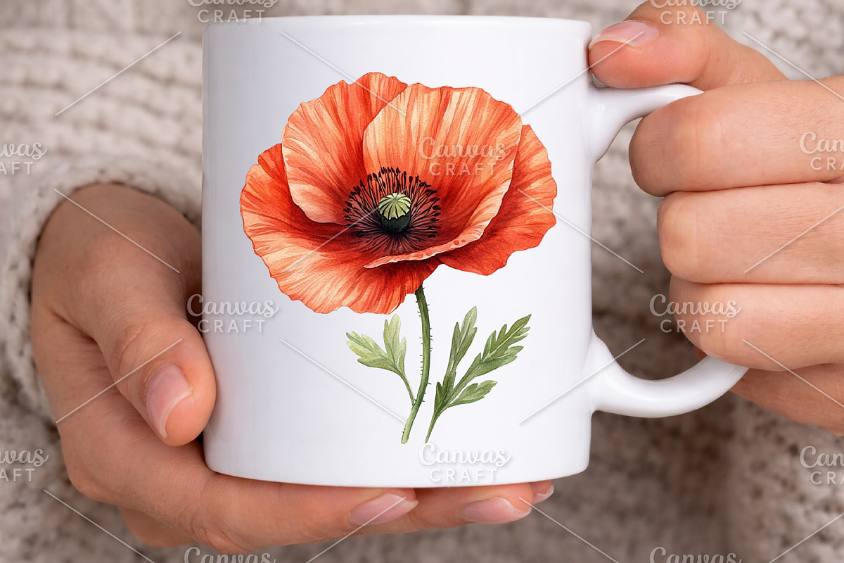 Watercolor Spring Garden Clipart PNG, an Illustration by Canvas Craft (Photo 7 of 7)