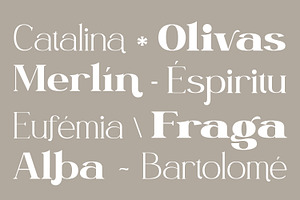 Milan-Serif Font Family