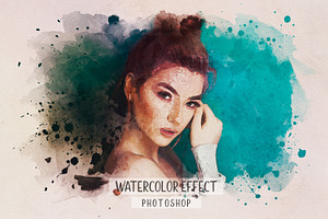 Artistic Watercolor Paint Effect