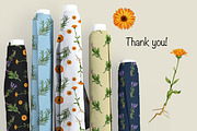 Watercolor botanical patterns, a Pattern Graphic by IrynaPanashii (Thumbnail 15 of 15)