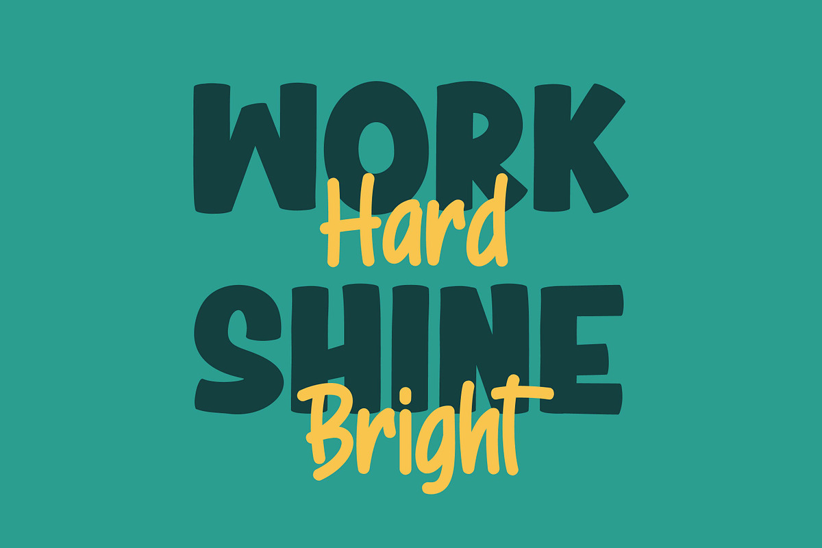 Cheroky - Bold Fun Display Font, a Font by Gumrega Studio (Photo 4 of 8)