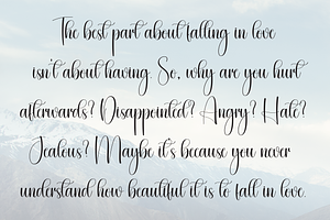 Charity Script Font