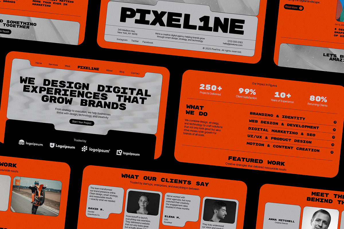 Digital Agency Figma Landing Page preview 4