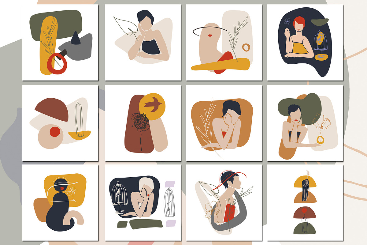 Abstract modern women, an Object Graphic by Vera●Suleimanova (Photo 13 of 17)