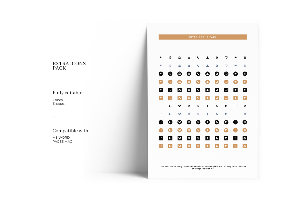 5 Page Professional Resume Template, a Resume Template by GraphicFlava (Photo 5 of 8)