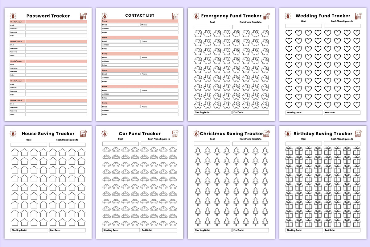2026 Budget Planner Bundle, a Stationery Template by Mustafiz (Photo 3 of 6)