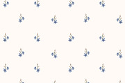 Seamless patterns cute mous, flowers, a Pattern Graphic by Pattern + watercolor (Thumbnail 5 of 13)