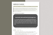 ATS Resume Template | Minimal CV, a Resume Template by Anjum Ilyas (Thumbnail 3 of 7)
