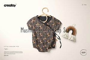 Muslin Onesie Mockup Set 20/LFv.2