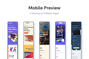 ELEVEN - Responsive Landing Pages