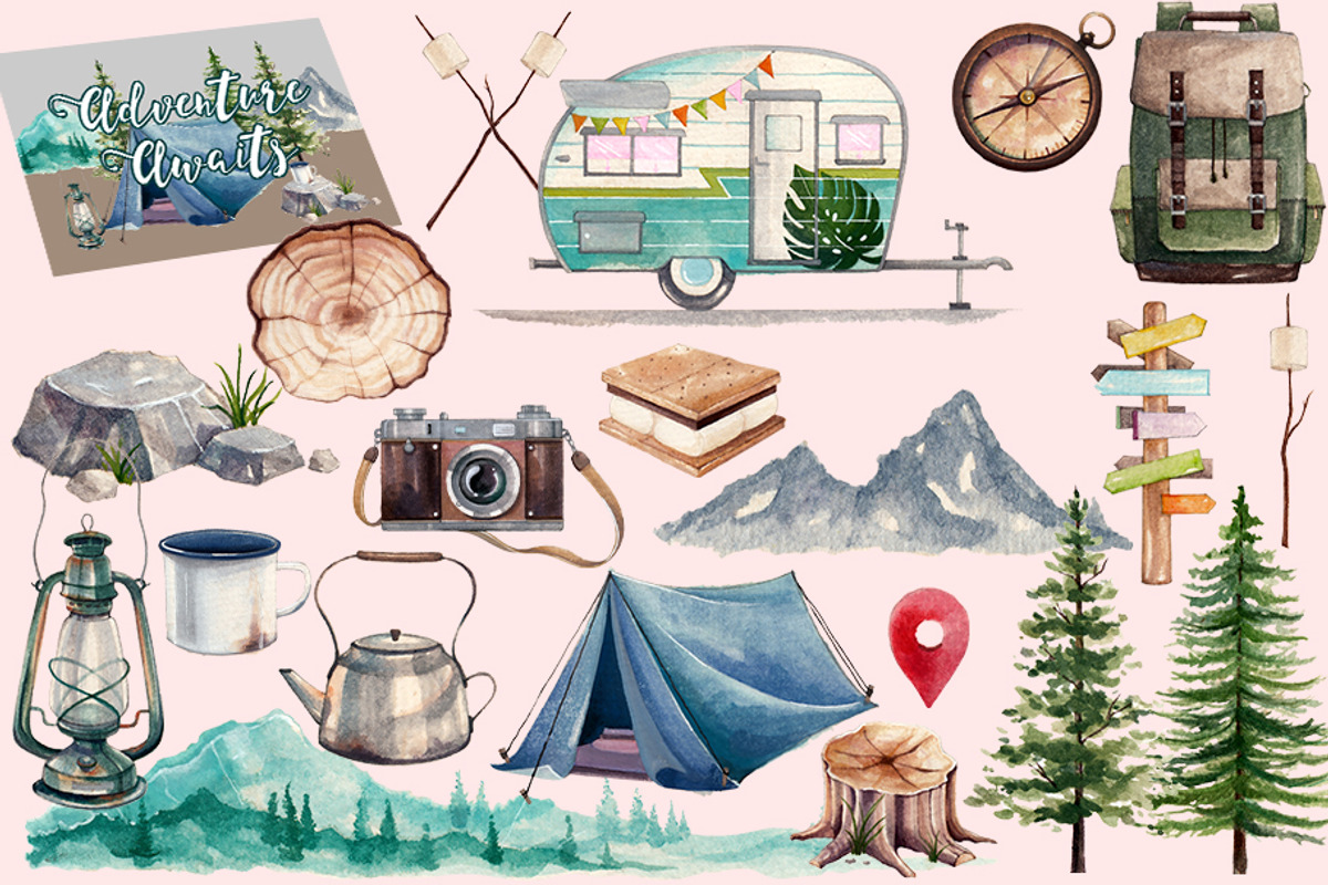 ADVENTURE AWAITS, a Graphic by AJDA ART (Photo 2 of 3)