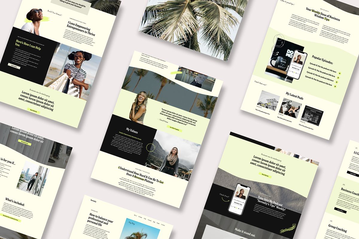 Service/Coaching Squarespace Website, a Squarespace Template by Wynn Solutions (Photo 2 of 4)