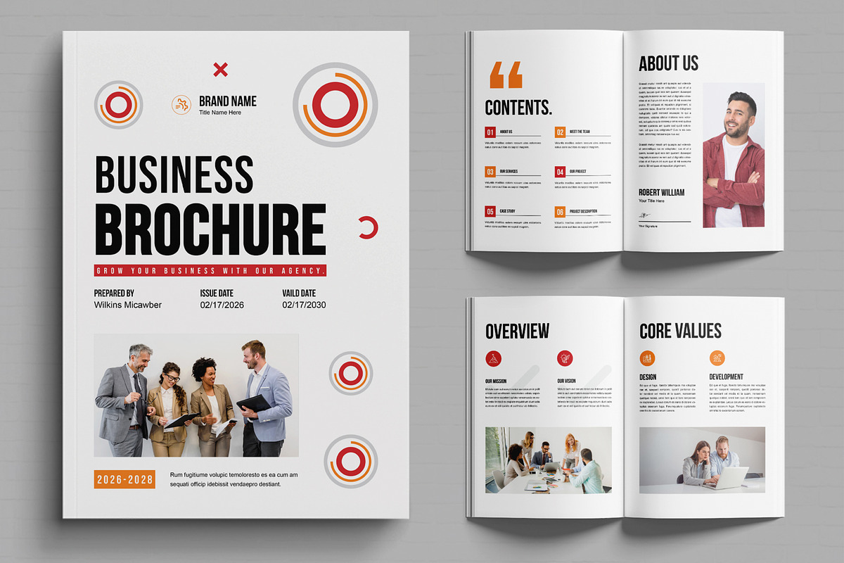 Business Brochure Design Layout, a Brochure Template by MightyDesign (Photo 1 of 6)