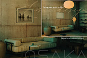 24 Japanese Style Art Mockups Frame, a Household Mockup by LAMIA DESIGN (Thumbnail 11 of 21)