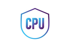 Shield With Cpu Icon