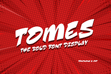 Tomes - The Bold Display Font