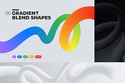 Gradient Blend Shapes, an Object Graphic by PLSTD. (Thumbnail 1 of 8)