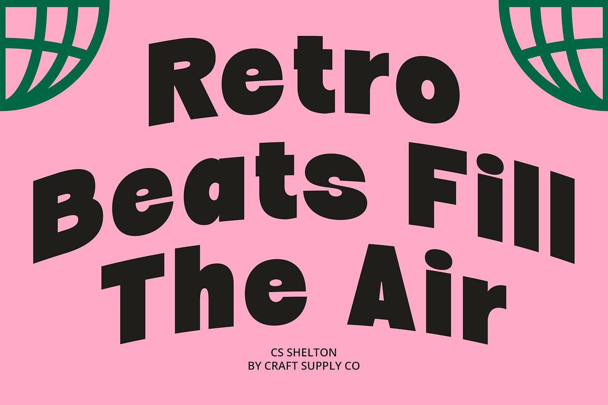 CS Shelton – Bold Font, a Sans Serif Font by Craft Supply Co. (Photo 3 of 8)