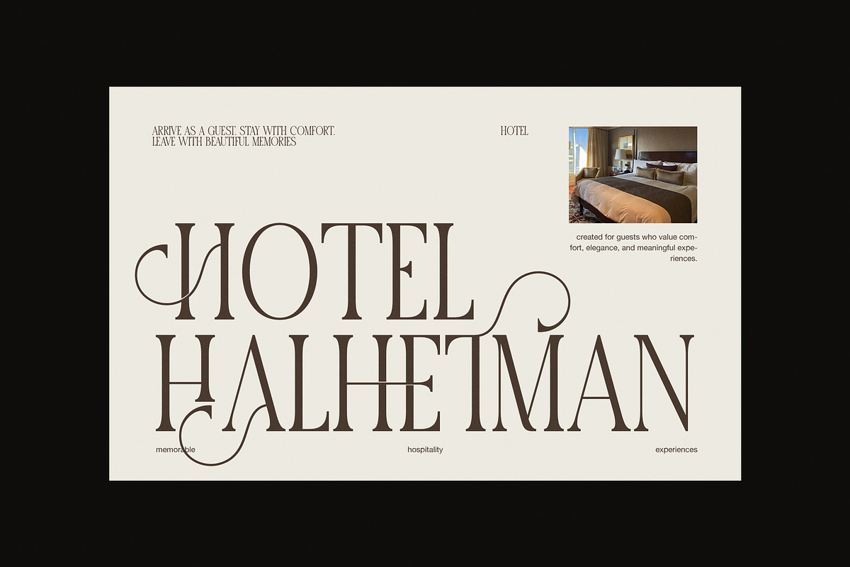 Ahira Brond Contrast Serif Font, a Serif Font by Graphicxell (Photo 2 of 8)