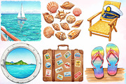Cruise Adventure Summer Clipart PNG, a Seasonal Illustration by Canvas Craft (Thumbnail 4 of 5)