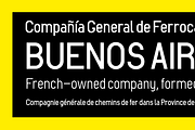 Compania Railwail, a Sans Serif Font by Fabio Ares (Thumbnail 1 of 6)