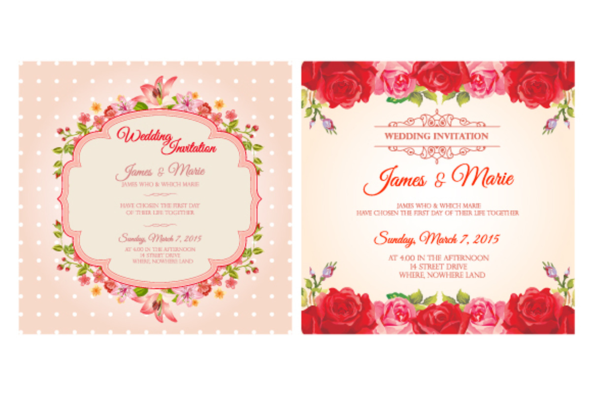 Floral Wedding Design Template, a Templates & Theme by Propylparaben (Photo 6 of 10)