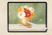 VINTAGE OIL. Procreate brushes, a Brush Add-On by Spark Studio Brushes (Thumbnail 4 of 7)
