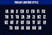 Tuslav – Ligature Condensed Sans, a Sans Serif Font by RagamKata (Thumbnail 9 of 10)