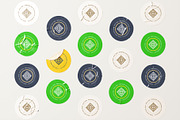 Round Sticker Mockup, an Advertising Mockup by AlienValley (Thumbnail 3 of 5)