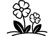 Simple Wildflower Silhouette, an Object Graphic by Designer_Momina (Thumbnail 3 of 15)