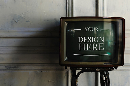 Design space on television psd containing antique, classic, and copy space, an Arts & Entertainment Photo by rawpixel