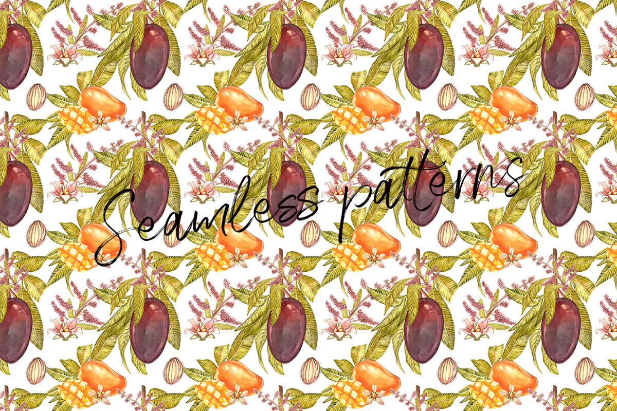 Mango clipart in botanical style, a Food Illustration by Ann Astro (Photo 10 of 10)