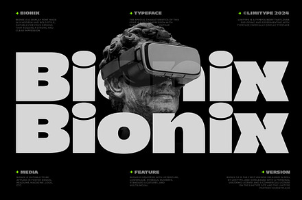 Bionix - Futuristic Bold Font, a Sans Serif Font by limitype