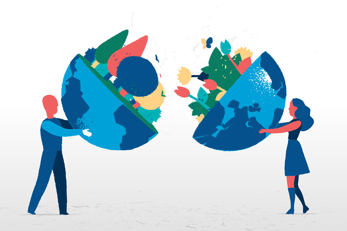 Building a Green Planet, an Illustration by Hurcastock! (Photo 4 of 7)