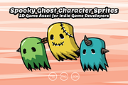 Spooky Ghost Sprites - 2D Game Asset, an Illustration by Heavtryq Design (Thumbnail 1 of 5)