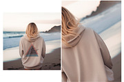 Mockup Hoodie Summer White, By AI, a Hoody Mockup by McLittle Stock (Thumbnail 2 of 2)