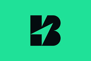 Geometric clean letter b arrow Logo, a Branding & Logo Template by Rasagama Studio