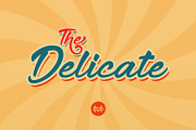 The Delicate, a Script Font by madeDeduk (Thumbnail 15 of 16)