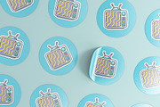 Round Sticker Mockup, a Product Mockup by Graphicboom (Thumbnail 4 of 4)