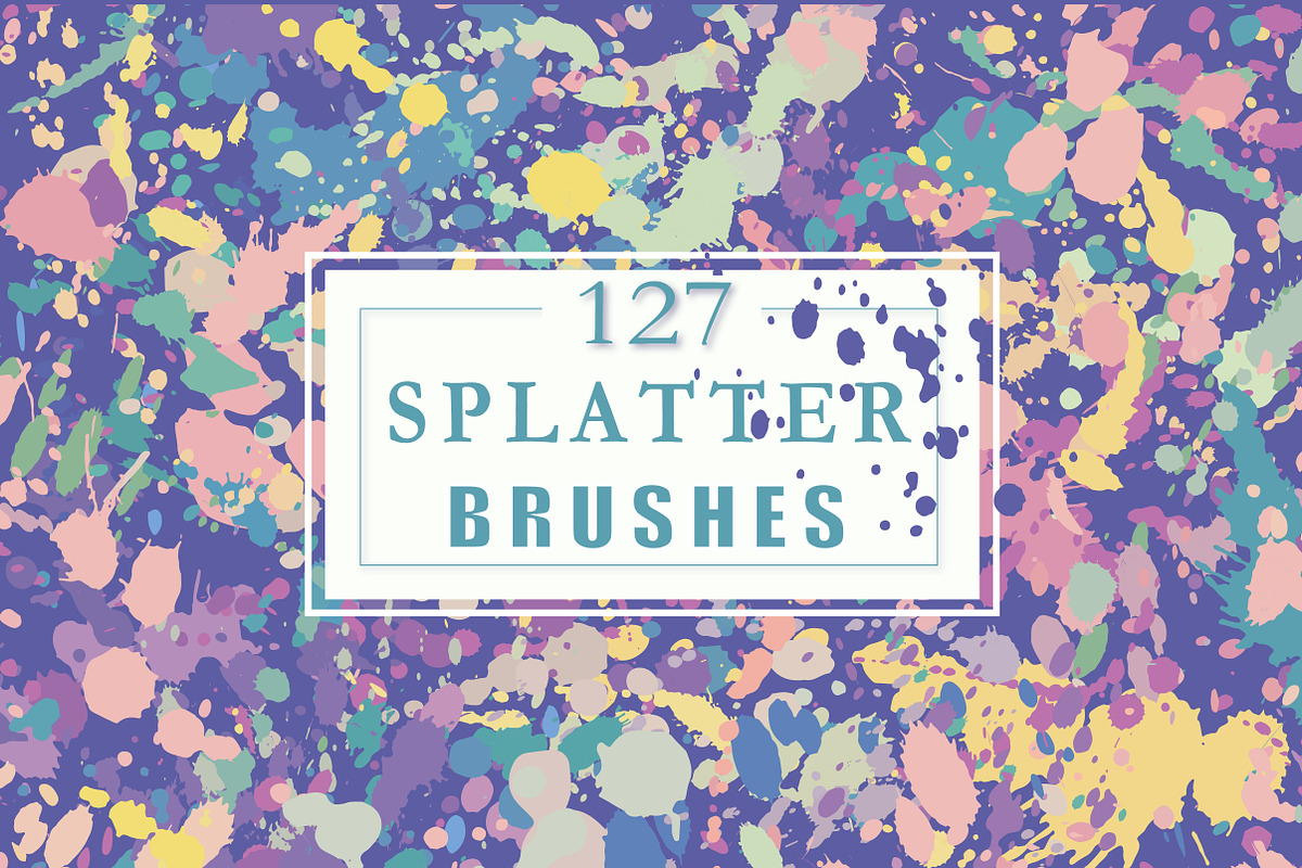 Vector splatter brushes, a Brush Add-On by Asyndrom (Photo 1 of 3)